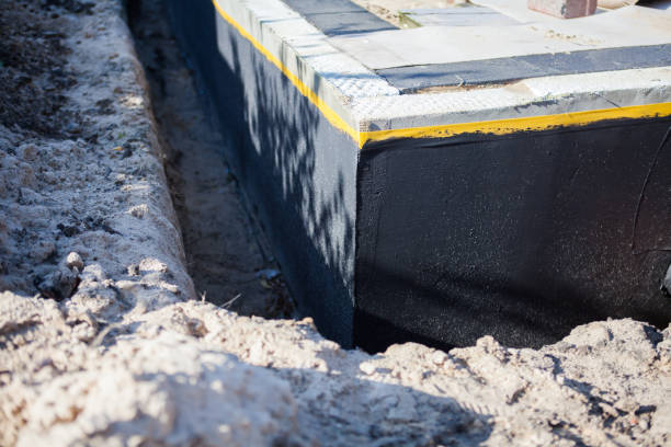 Residential Waterproofing installation at a Arlington, NY home by SJ Waterproofing Pros